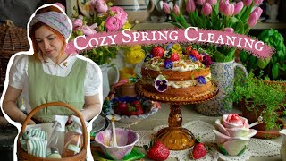Cozy Spring Baking: Maple Walnut Cake  Natural DIY Spring Cleaning Recipes  Country Life ASMR