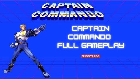 Captain Commando Full Gameplay |                (4K-60FPS) Arcade Android Gameplay