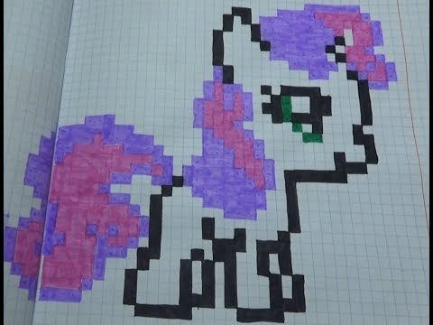 Pixel art mlp - YouTube