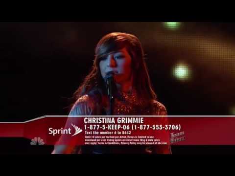 المغنية التي ادهشة حكام ذا فويس والعالم Christina Grimmie