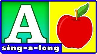 Abc Phonics Song Kids Song With Lyrics By Hooplakidz Sing-A-Long
