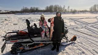Catch & Cook Pike on Frozen River | Ice Fishing in Alaska