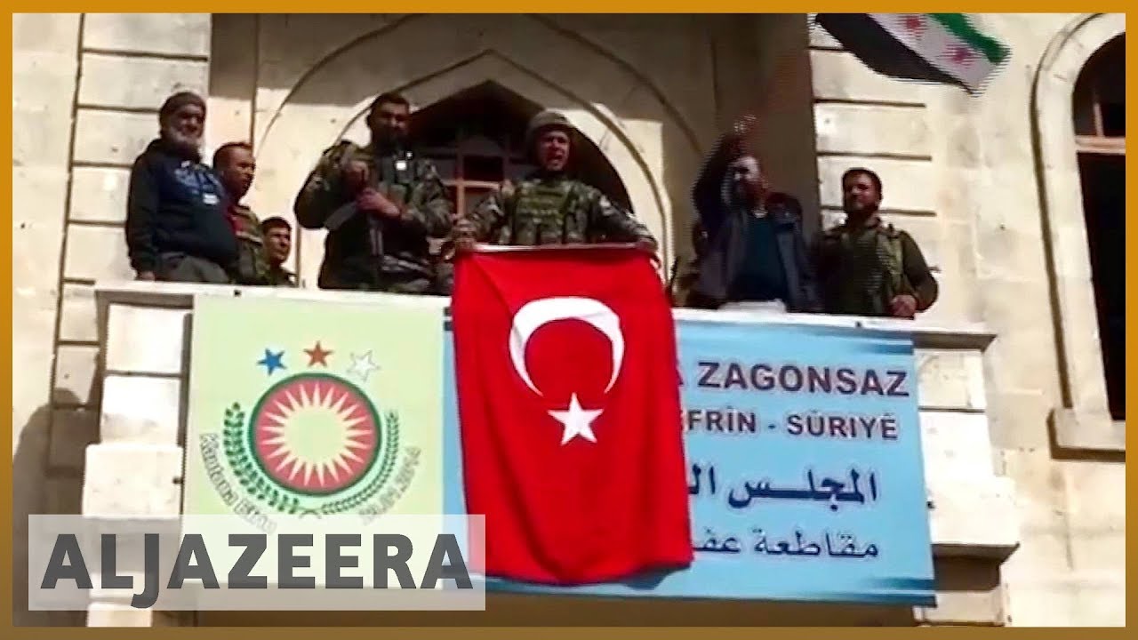🇹🇷 القوات التركية والجيش السوري الحر يسيطران على مدينة عفرين | الجزيرة الإنجليزية