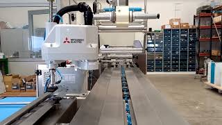 APM Flow Pack with Mitsubishi Scara Robot