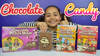 Chocolate Candy Picture Maker | D I Y - Shopkins Chocolate Picture - Candy & Sweets Review