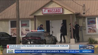 Police raid Tontitown massage parlor after 'sexual contact' allegations