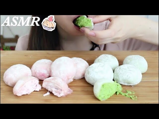 【ASMR 】とろけるクリーム生大福を食べる⭐︎Mochi☆咀嚼音・No talking・eating sounds🎶