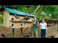 How to make a new wooden cage for pigeons and pheasants - Build a protective fence around the garden