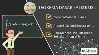 Eps. 34 KALKULUS 1: Integral Tentu - Teorema Dasar Kalkulus 2