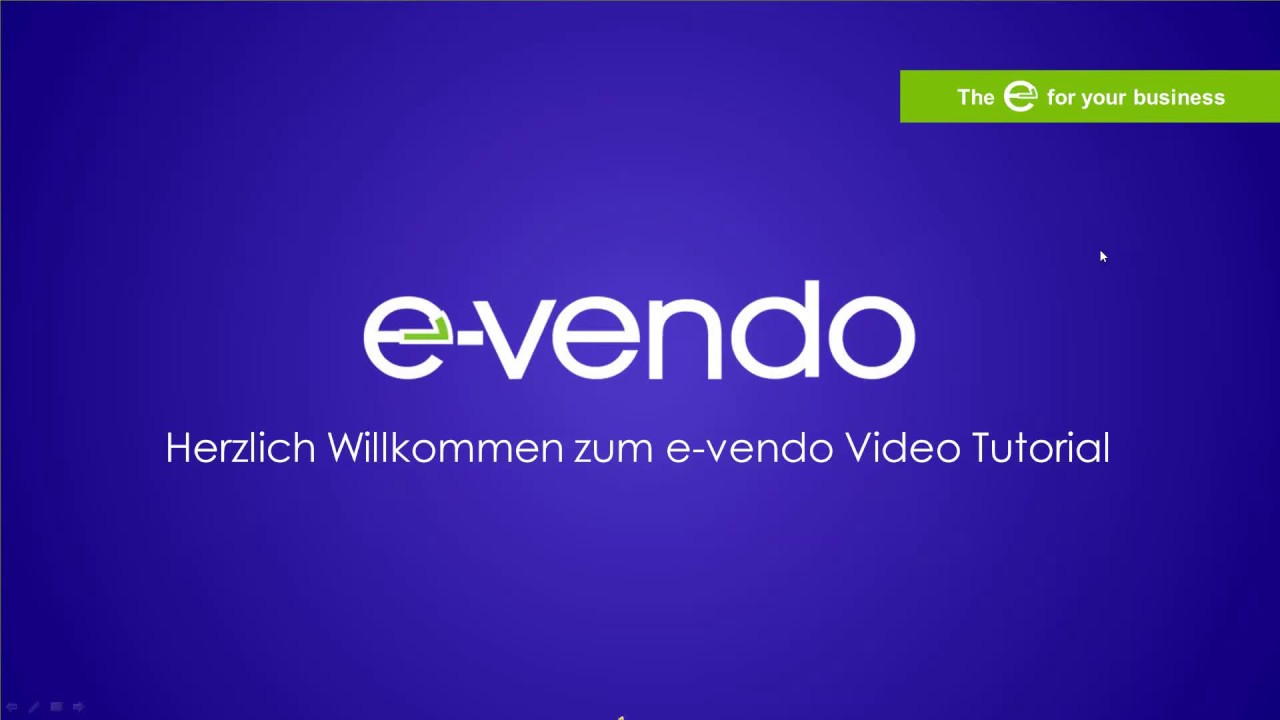 Update Tutorial PC-Kassensystem, Kassensoftware für den Einzelhandel | e-vendo