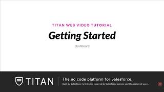 New dashboard to track Titan API with Salesforce