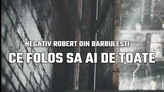 Negativ Robert Din Barbulesti ce folos Să ai de toate