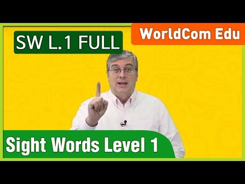 Learn English through Sight Words 100 | Level 1 | FULL | Lesson 1-20  | with Brian Stuart