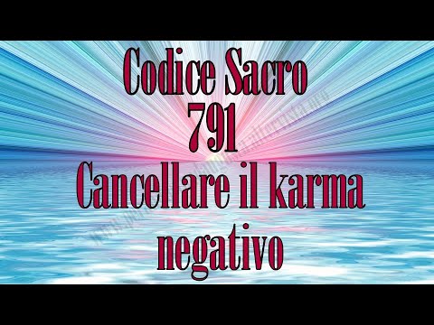 Video: Come Cancellare Il Karma