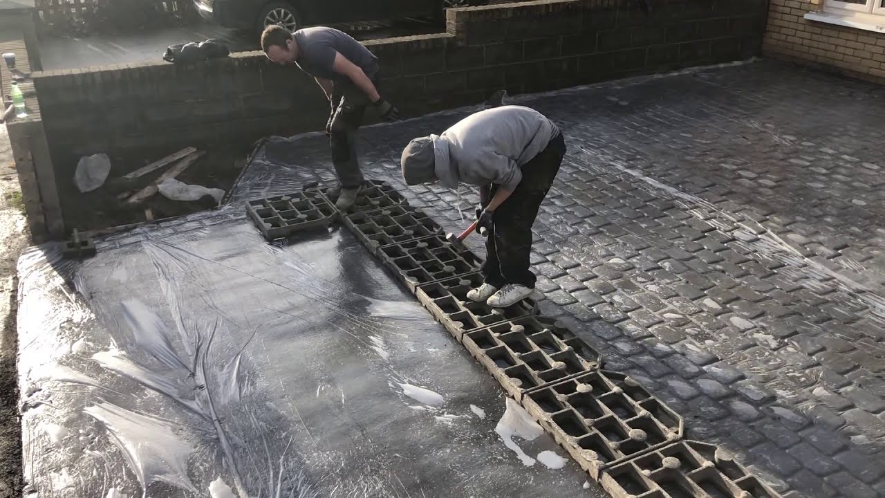 Imprint concrete Dublin cobblestone YouTube