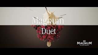 Yeni Magnum DUET Kırmızı Meyveler ile İki Çikolata, Yoğun Haz Resimi