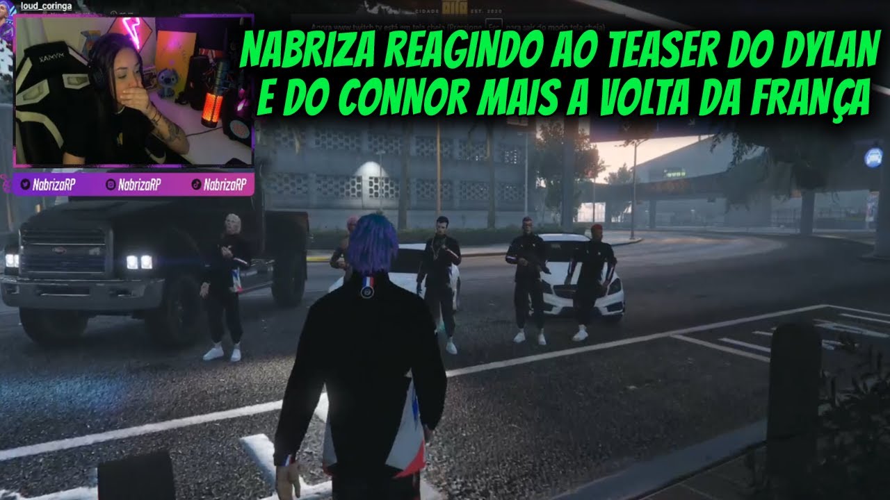 NABRIZA REAGINDO AO TEASER DO DYLAN  E DO CONNOR MAIS A VOLTA DA FRANÇA