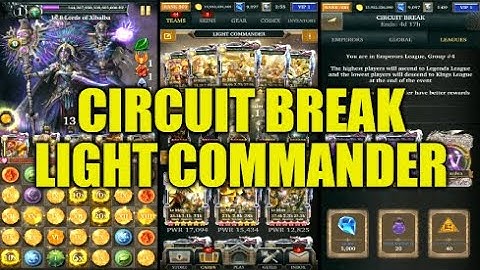 Legendary Game Of Heroes: Circuit Break Event Gameplay/Team Testing (Light Commander)