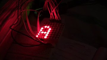 8x8 LED Matrix Text Display