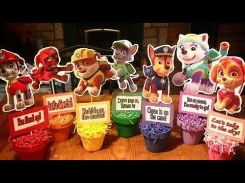 Ideas de Mesas de Dulces para Cumpleaños de Paw Patrol 🍭🍬(Patrulla Canina)  