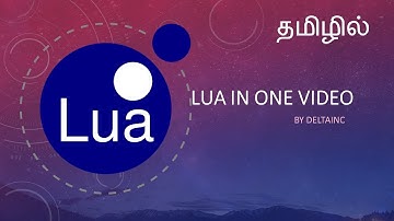 Lua scripts in one video in tamil