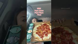 NEW Papa Johns Papa Dippa Pizza 🍕💚🧄🧀🌶️🍯#papajohns #papajohnspizza #papadippa #pizza