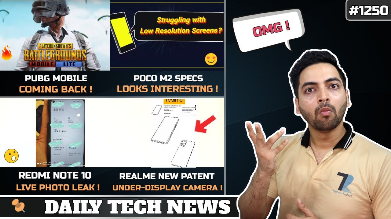 PUBG Mobile Coming Back?,Redmi Note 10 Launch,POCO M2 Specs,Oneplus 8T Full Specs,MI 10T SD775 India