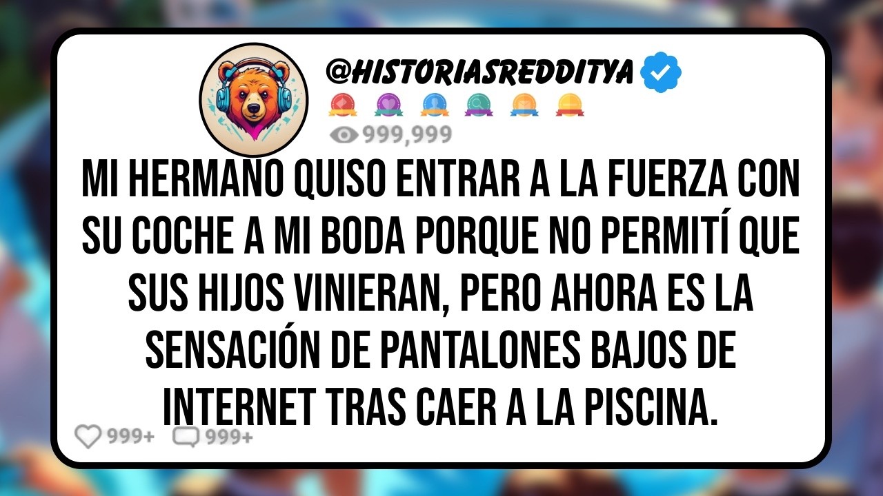 Mi HERMANO Quiso Entrar a la Fuerza con su Coche a mi Boda Porque No Permití que sus Hijos Vinie...