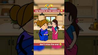 relatable or not #comedy #funny #bestieatsasural #bestieaftermarriage #shorts