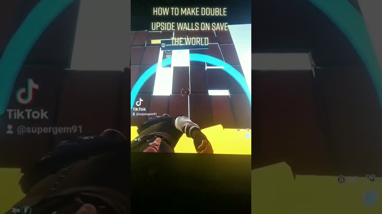 how to make double walls and floating traps on save the world not patched