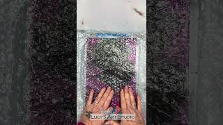 Imager trasfer with Gelelf plate, using Gelelf paint and paper @gelelf #gellprint #gelliplate