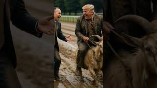Donald Trump's Unexpected Adventure On A Muddy Track #funny #shorts #comedy