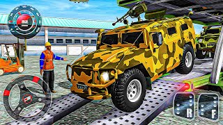 Army Vehicles Transporter Truck Simulator - Cargo Multistory Vehicle - Best Android GamePlay screenshot 5