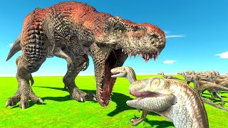 Velociraptor ARMY Takes on T-REX - Animal Revolt Battle Simulator screenshot 5