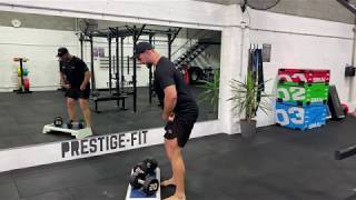 Dumbbell Deadlift demonstration