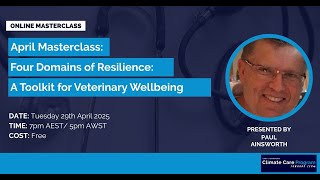 Celebrity Four Domains of Resilience: A Toolkit for Veterinary Wellbeing Profile