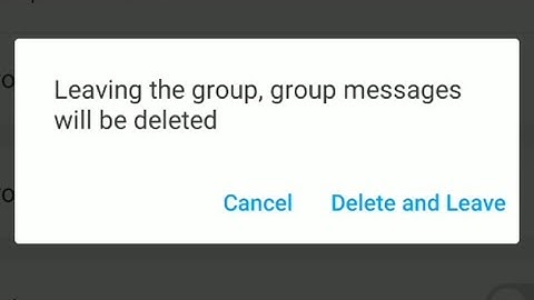 Leave group chat in imo app |Delete group chat in imo app