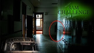 DO NOT SNEAK INTO SCHOOL AT 3AM // 3 AM CHALLENGE SNEAKING INTO HAUNTED SCHOOL GONE WRONG