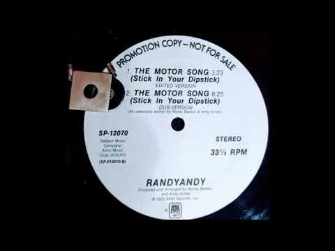 Randy Andy — RANDYANDY  - THE MOTOR SONG  ( STICK IN YOUR DIPSTICK ) EDITED VERSION