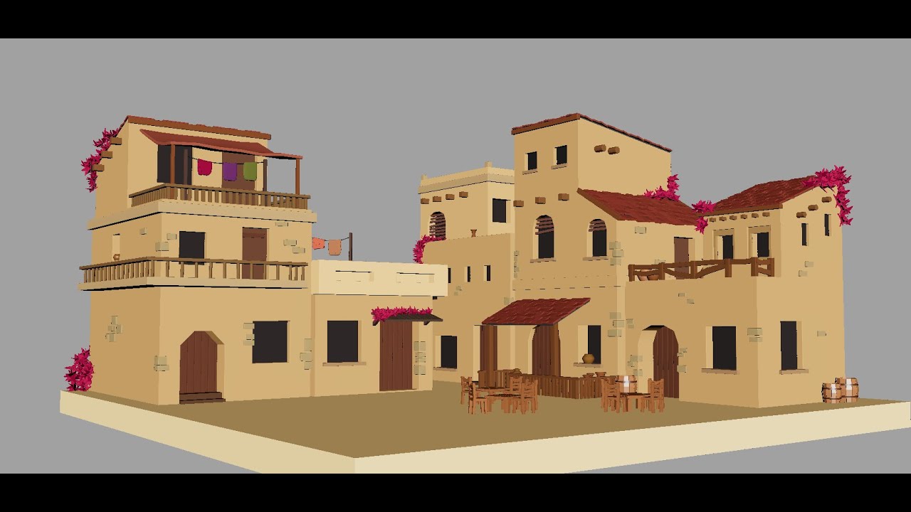 3DBaaz | Maya Modeling – Stylized Environment Design in Maya 3D