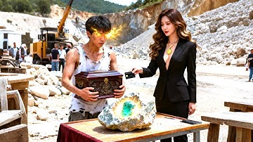 身無分文的窮小伙買骨灰盒被要價5000，怎料女總裁直接隨手百萬資助小夥，可小伙擁有透視眼轉身賭石狂攬百億迎娶女總裁！#短劇#逆襲#反轉#萌寶