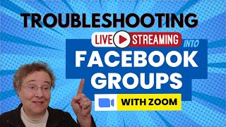 Troubleshooting Facebook Group Livestream With Zoom App - AFTER FACEBOOK KILLS 3RD PARTY APPS😱