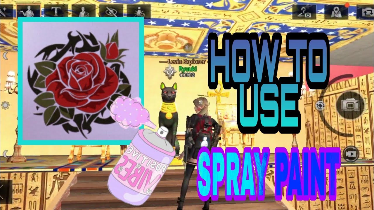 SprayPaintTutorial LifeAfter Tutorial How To Use Spray Paint 🎨 YouTube