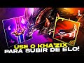 KHA'ZIX É UM DOS MELHORES ASSASSINOS DA JUNGLE PRA SUBIR DE ELO JOGANDO SOLO! | LoL Wild Rift