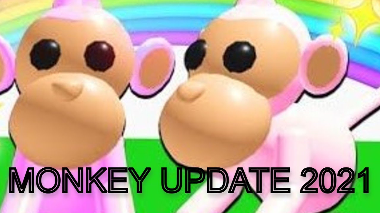 Adopt me monkey update 2021!! New pets,toys!!