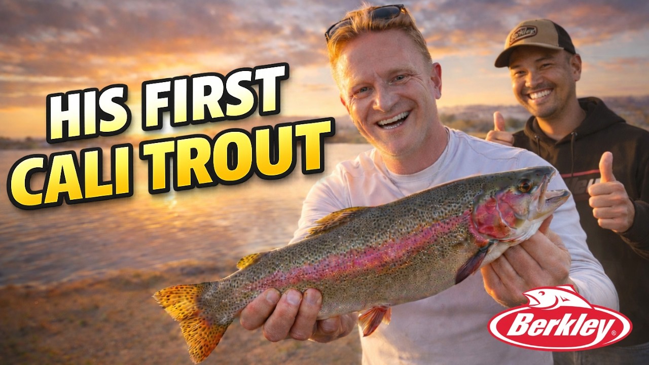 HIS FIRST CALI FISH - SANTA ANA RIVER LAKES