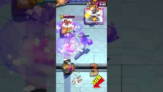 Last Second Tower Destroyed! 😱🔥 #clashroyale #shorts