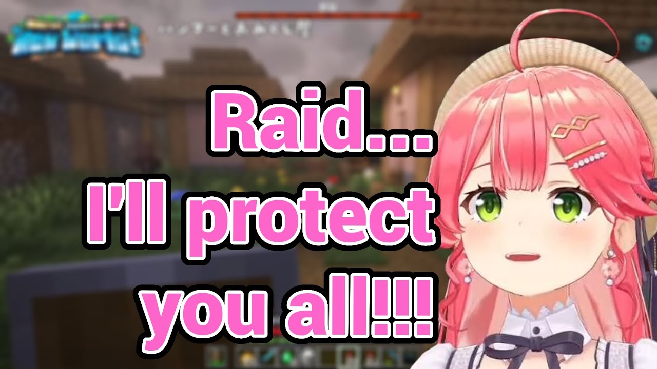 When You Trust Miko to Protect The Village...Hololive Minecraft