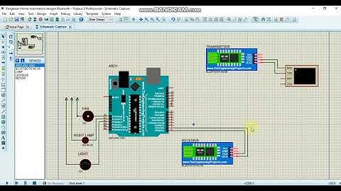 Simulasi Kendali Bluetooth di Proteus dengan Arduino - Home Automation