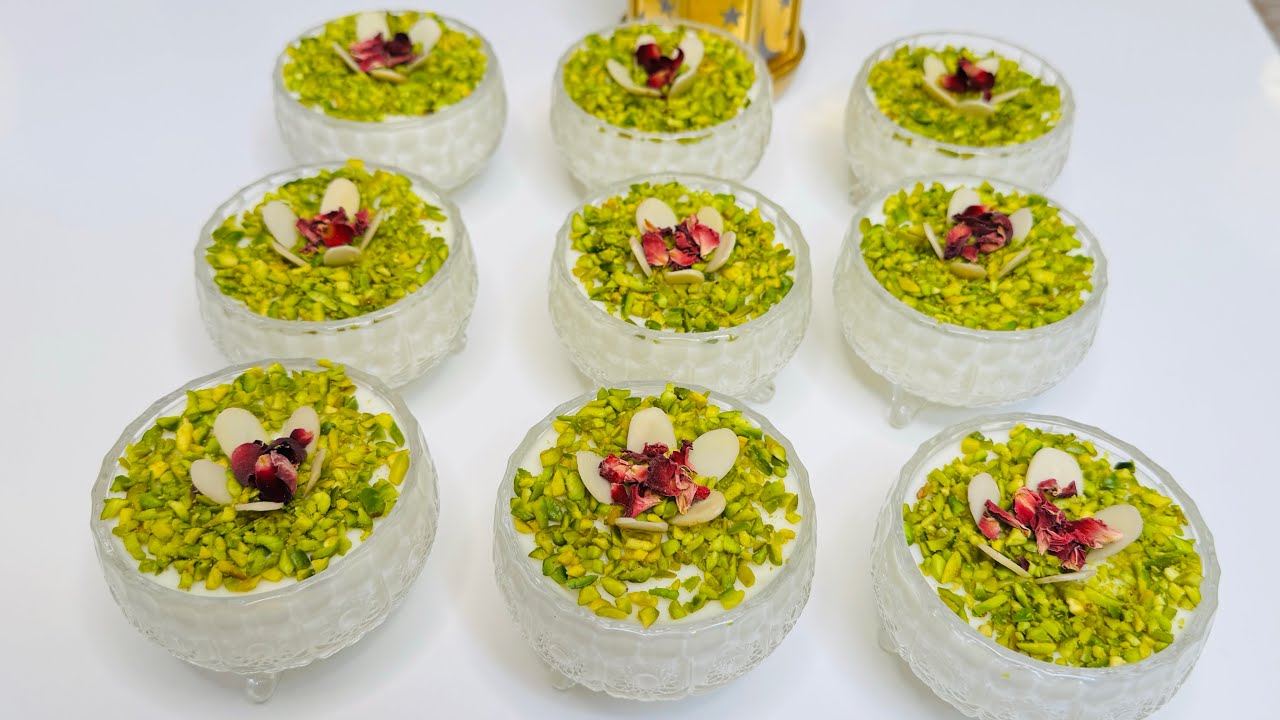 وصفات رمضان 2025🌙⭐️محلبية خفيفة وكريمية من أم لقمان/ مهلبية